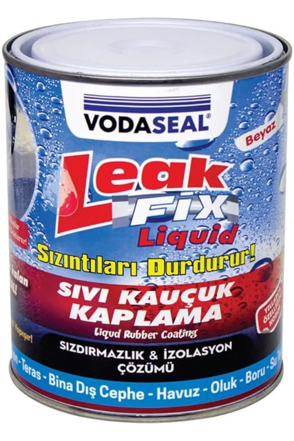 TTKTEKNOLOJİ Leak Fix Kauçuk Kaplama, Beyaz, 800 Gram KRK 395519