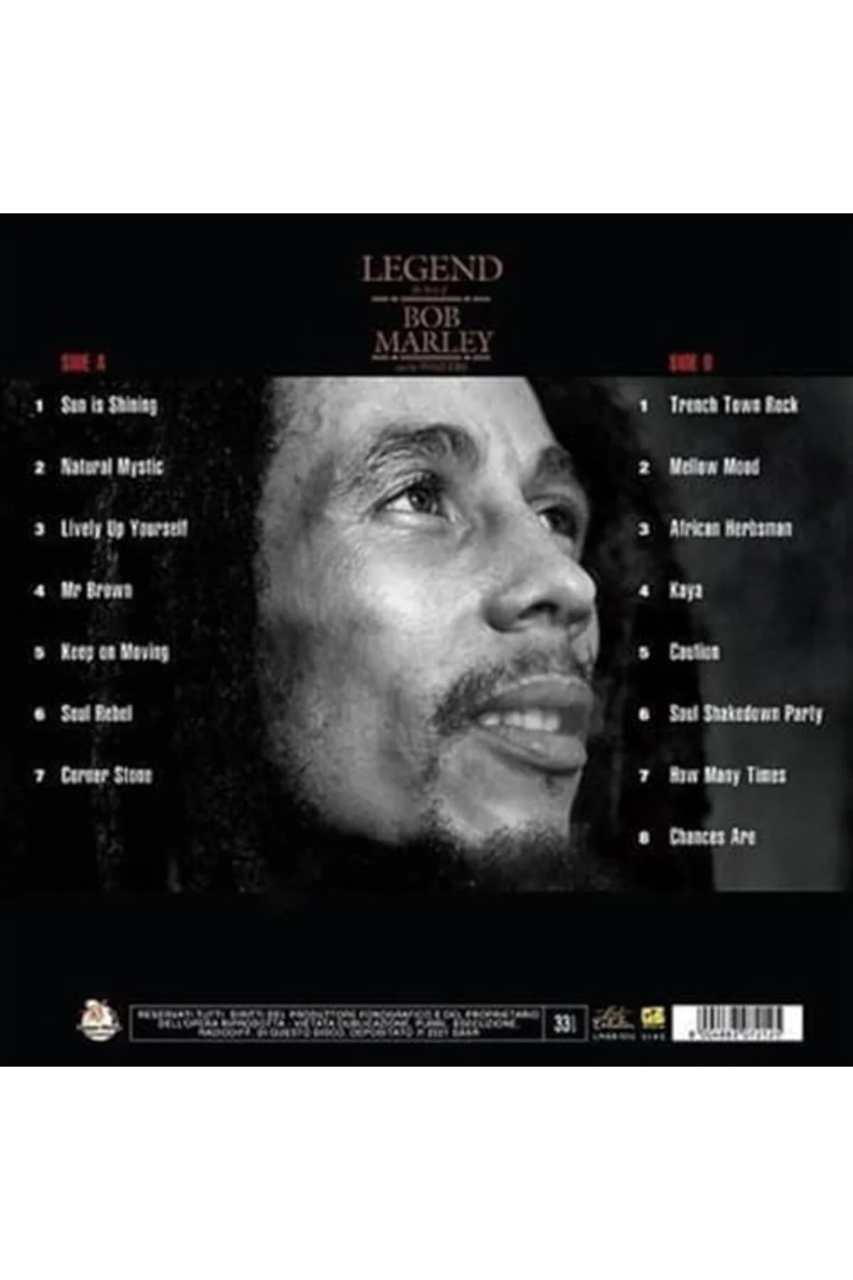 TTKTEKNOLOJİ Legend The Of Bob and the WAILERS - Plak - 33" TTKTE