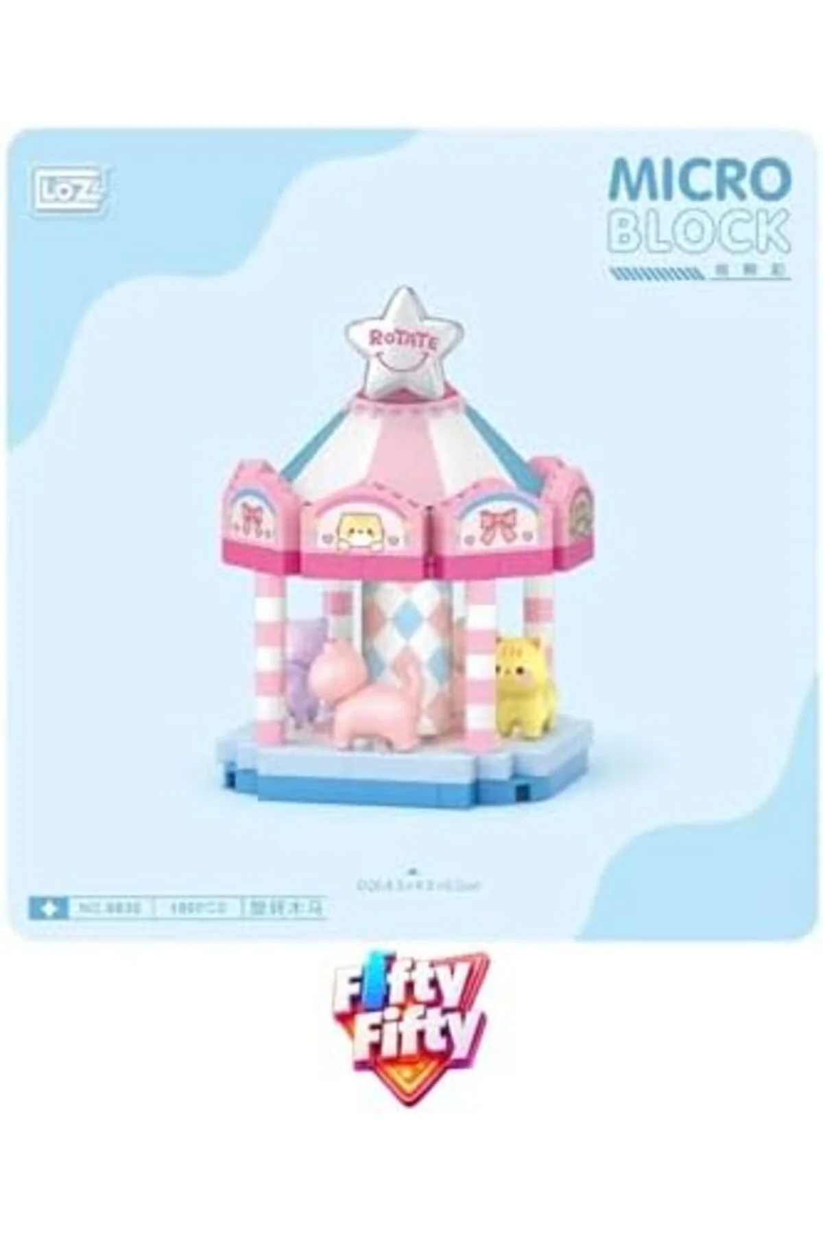 TTKTEKNOLOJİ Loz Micro Block 4'lü Lunapark Seti 4 Farklı Model De