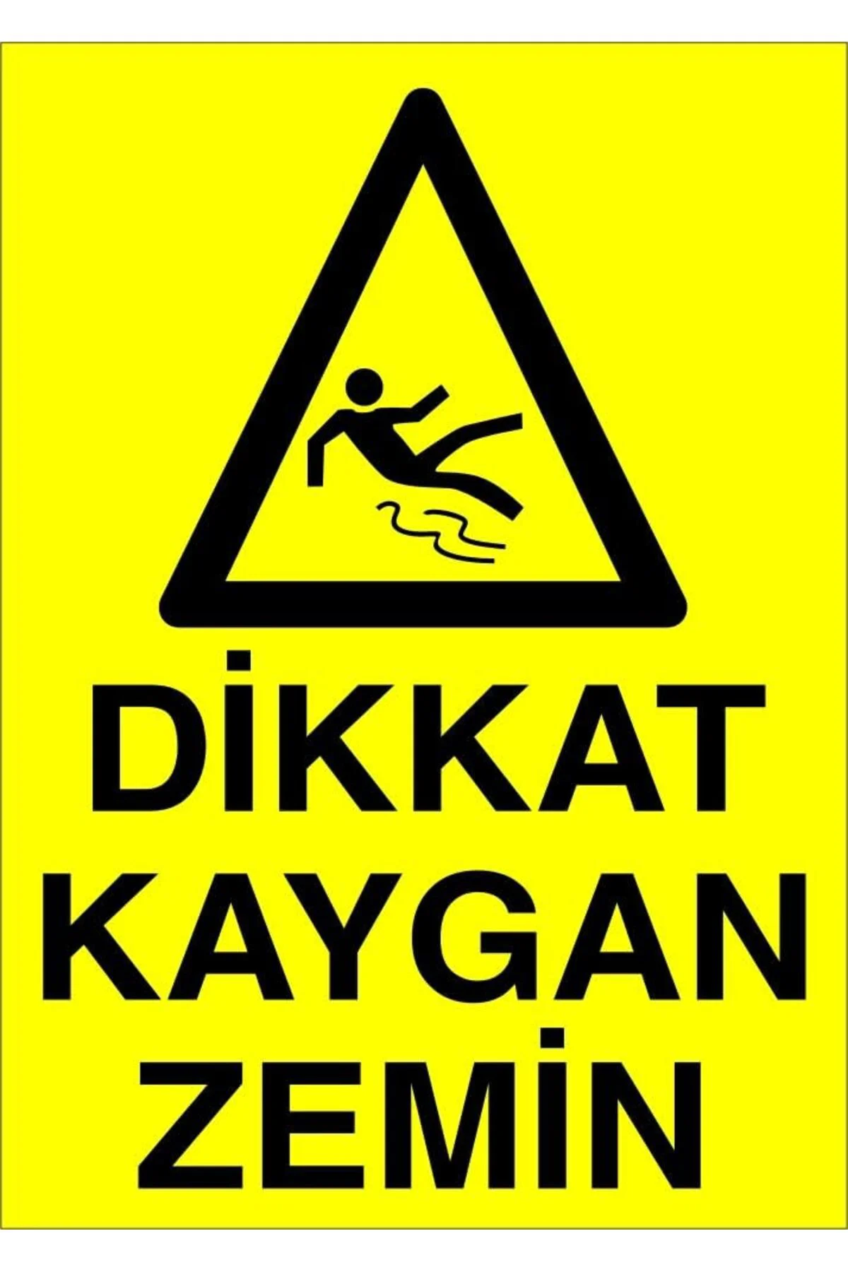 TTKTEKNOLOJİ LR-IS816 Dikkat Kaygan Zemin Uyarı Levhası KRK 39551