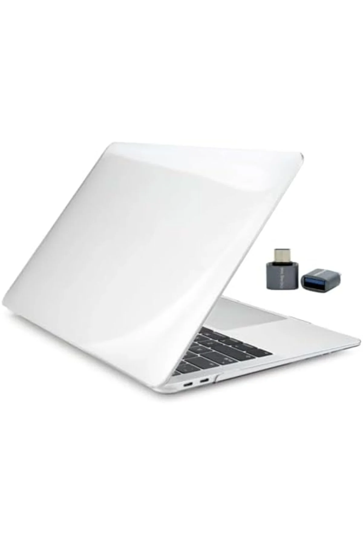 TTKTEKNOLOJİ MacBook Air M1 Kılıf 13 inç Sert Şeffaf Hardcase – A
