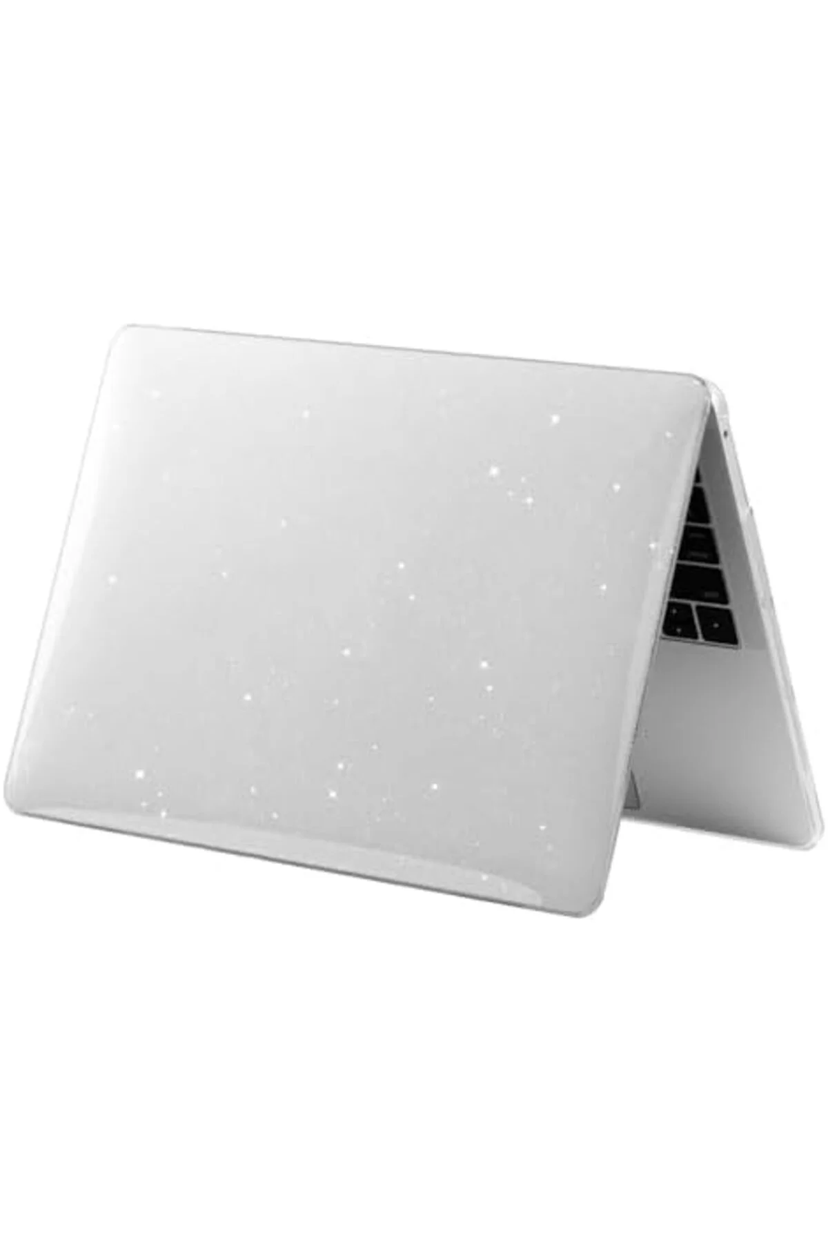 TTKTEKNOLOJİ MacBook Pro 14.2 İnç Kılıf M5–M1 Uyumlu Simli Krista