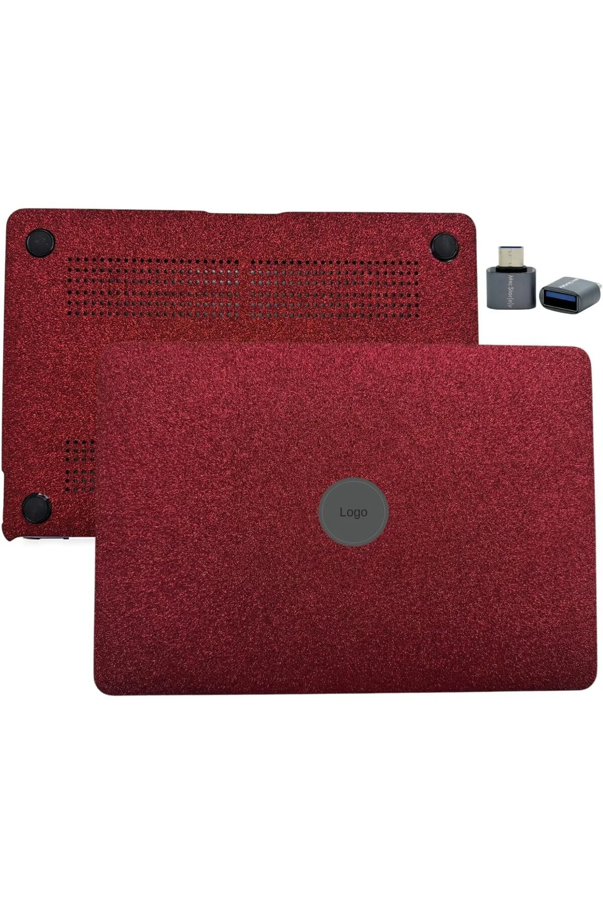 TTKTEKNOLOJİ MacBook Air 13 Kılıf Simli Parlak Kaplama Sert Hard 