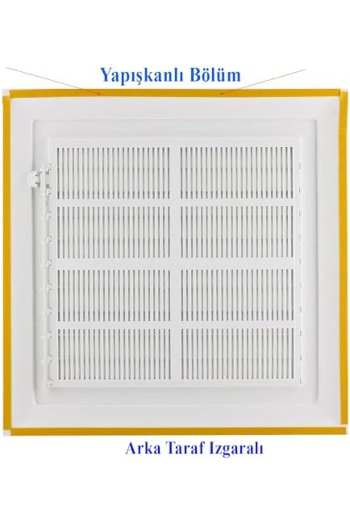 TTKTEKNOLOJİ Made 45 x 45 cm Banyo Wc Havalandırma Menfezi Panjur
