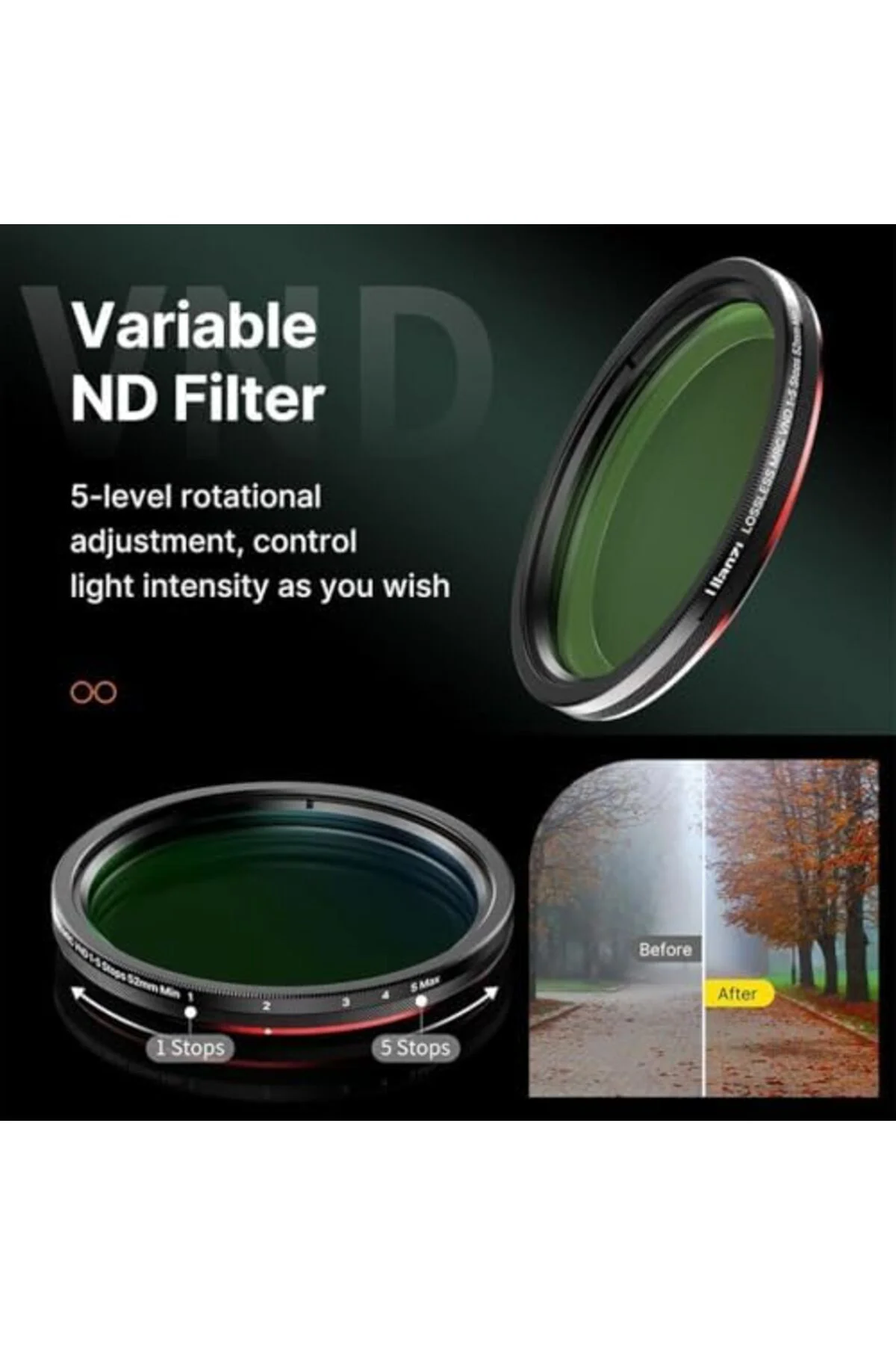 TTKTEKNOLOJİ MagFilter 1-5 Stop Variable ND Filtre TTKTEKNOLOJİ 3