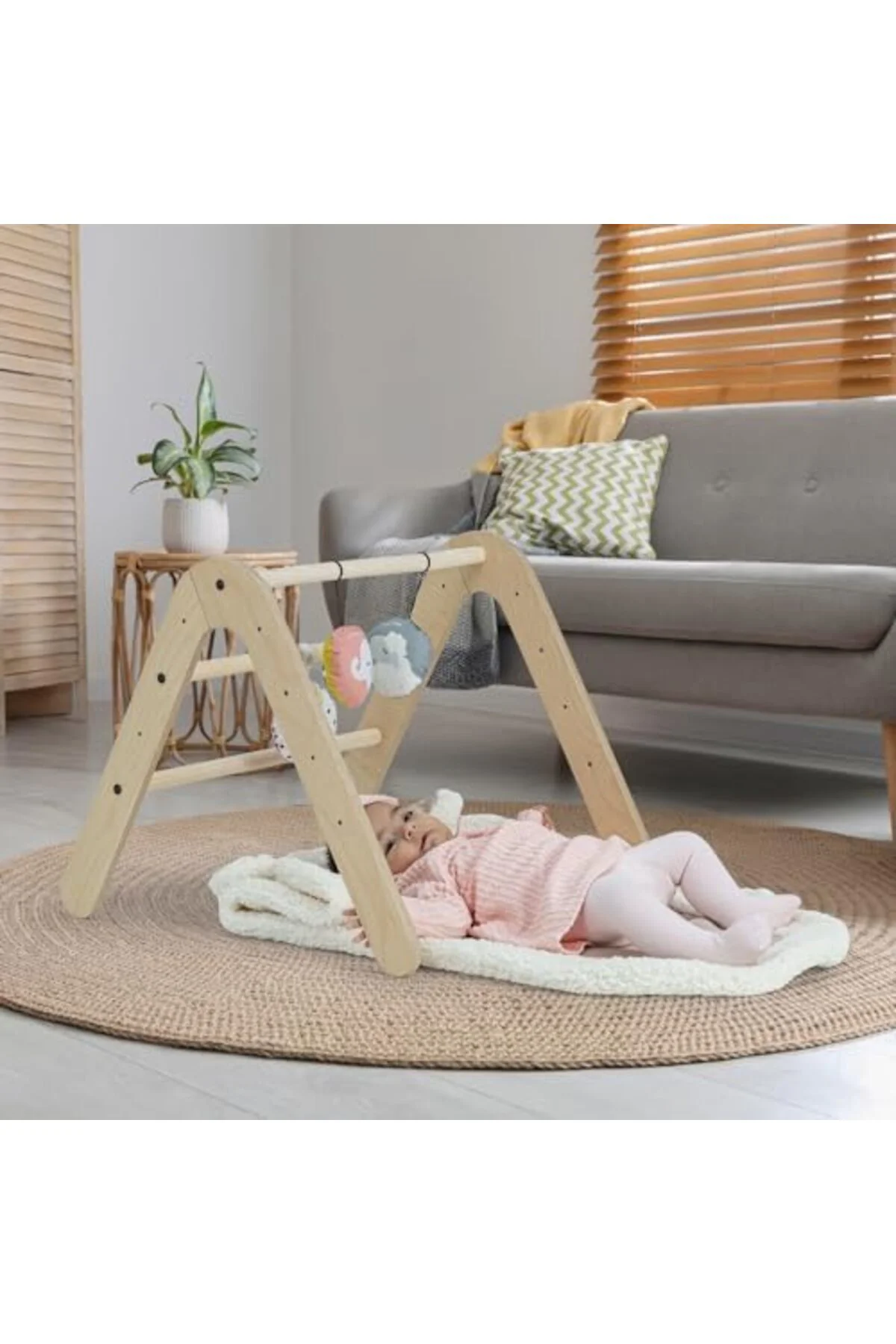 TTKTEKNOLOJİ Mamatoyz Gimy 2'si 1 Arada Ahşap Aktivite Merkezi ve