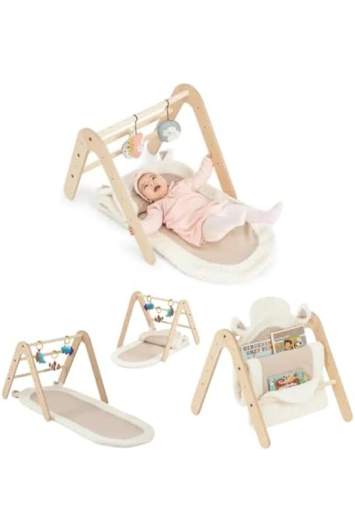 TTKTEKNOLOJİ Mamatoyz Gimy 2'si 1 Arada Ahşap Aktivite Merkezi ve