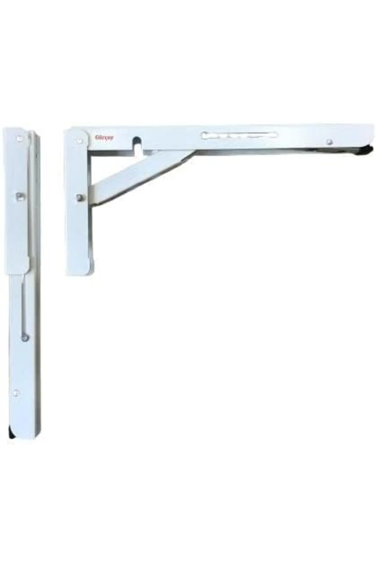 TTKTEKNOLOJİ Mandallı Katlanır Masa Ayağı 1 Çift Beyaz 30 cm KRK 