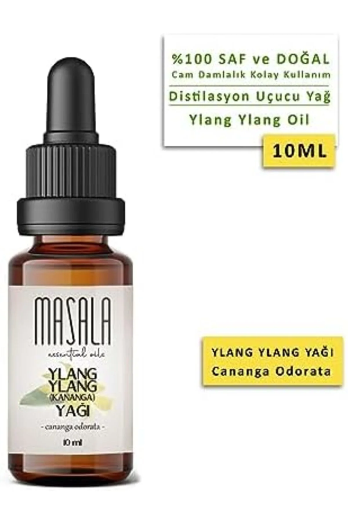 TTKTEKNOLOJİ Masala Ylang Ylang (Kananga) Yağı 10 ml. - (Ylang Yl