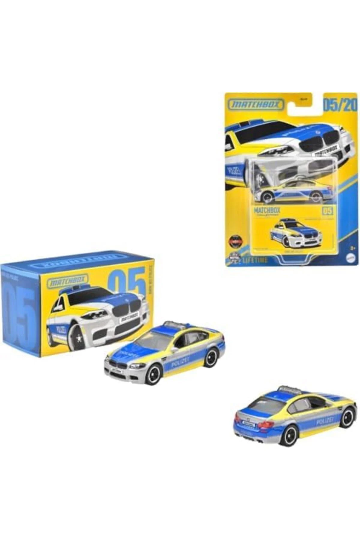 TTKTEKNOLOJİ Matchbox Araçlar GBJ48 - JCL36 BMW M5 POLICE TTKTEKN