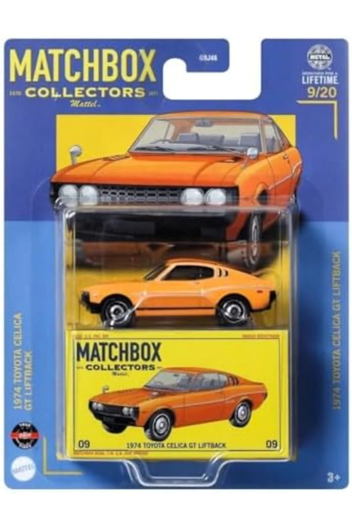 TTKTEKNOLOJİ Matchbox GBJ48 - HVW16 1974 TOYOTA CELICA GT LIFTBAC