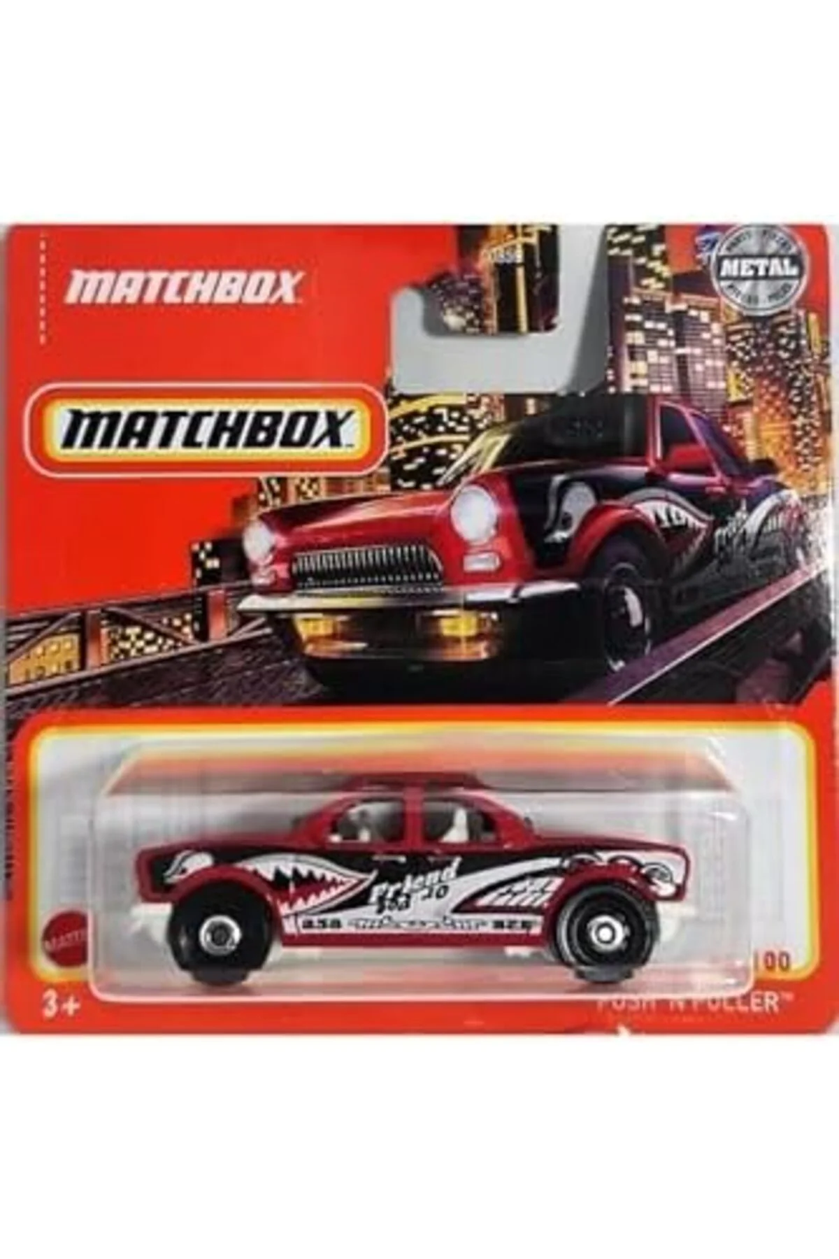 TTKTEKNOLOJİ Matchbox C0859 1:64 Tekli Arabalar Push N Puller Hfr
