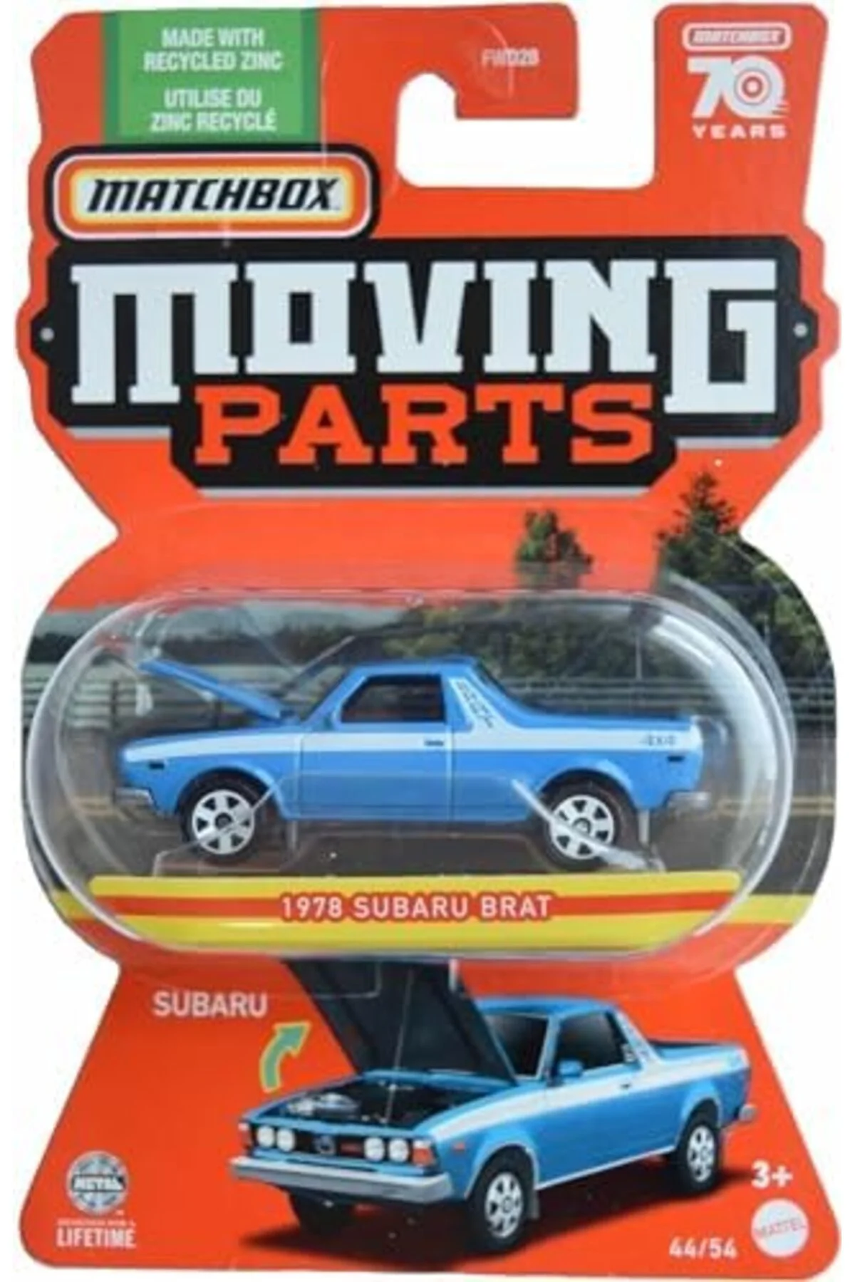 TTKTEKNOLOJİ Matchbox Kibrit kutusu 1978 Subaru Brat, Hareketli P