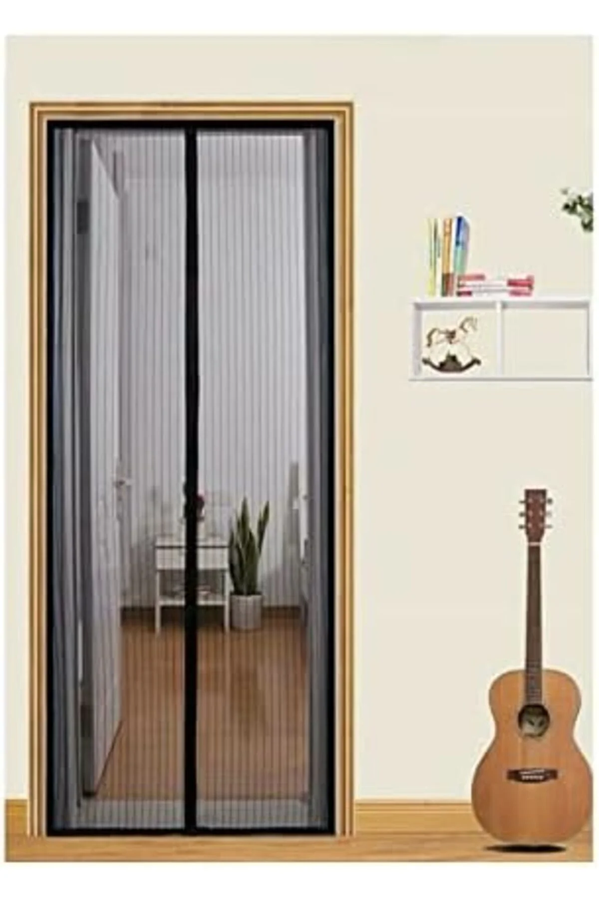 TTKTEKNOLOJİ Mıknatıslı Kapı Sinekliği Tül Perde KRK 395519