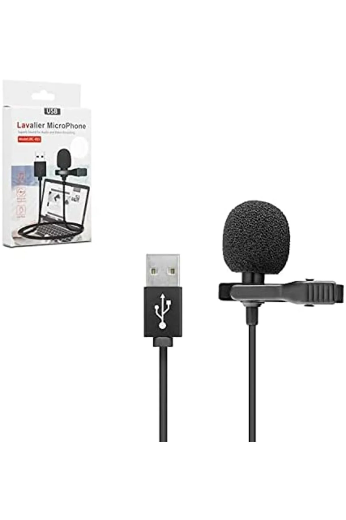 TTKTEKNOLOJİ MİKROFON YAKA USB HD-569 TTKTEKNOLOJİ 395519
