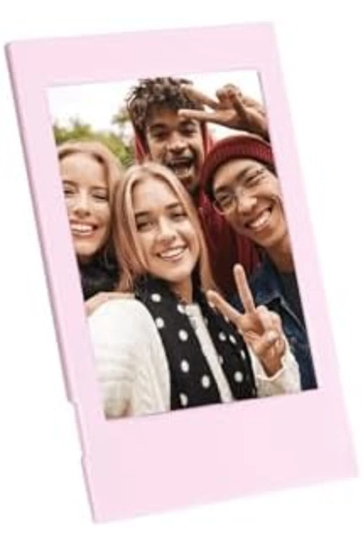 TTKTEKNOLOJİ mini 12 Pembe Fotoğraf Makinesi ve Fotoğraf Çerçeve 