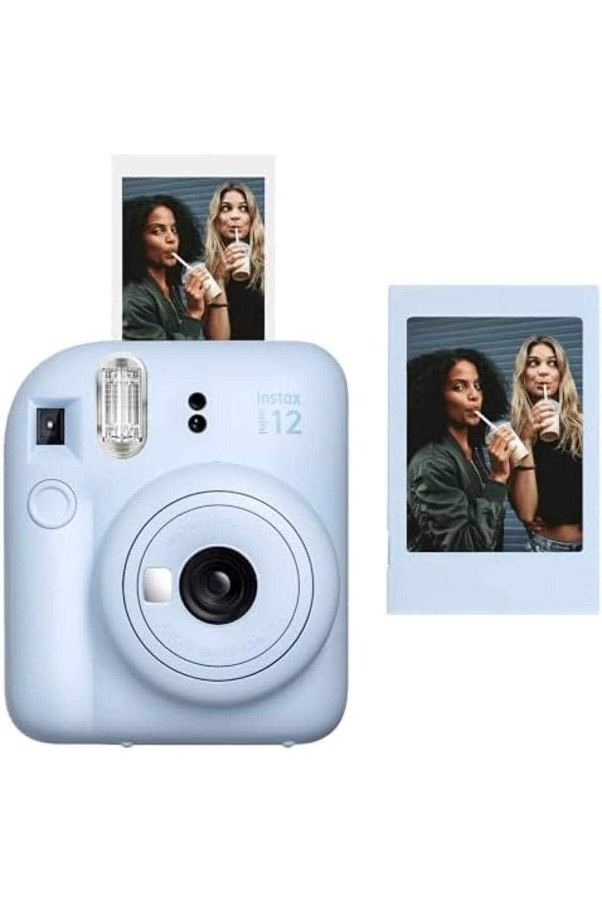 TTKTEKNOLOJİ mini 12 Mavi Fotoğraf Makinesi ve Fotoğraf Çerçeve S