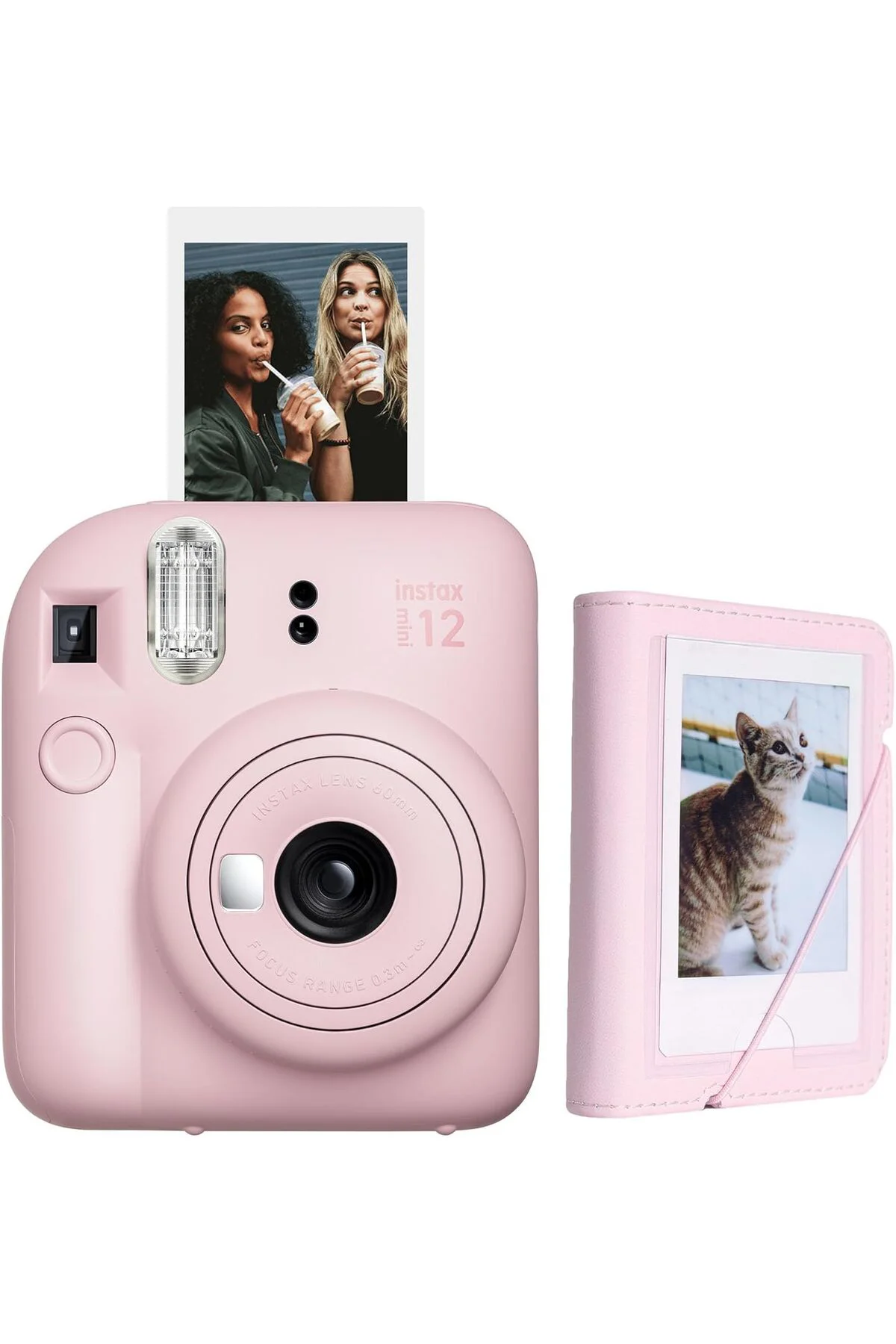 TTKTEKNOLOJİ mini 12 Pembe Fotoğraf Makinesi ve 28'li Mini Albüm 
