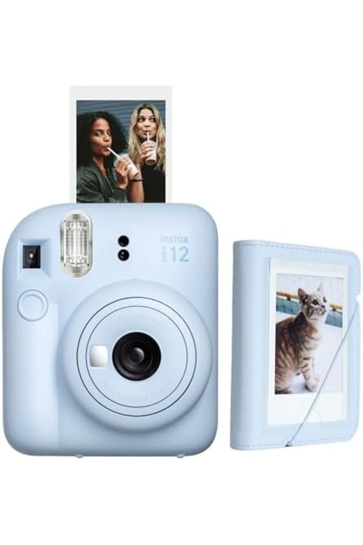 TTKTEKNOLOJİ mini 12 Mavi Fotoğraf Makinesi ve 28'li Mini Albüm S