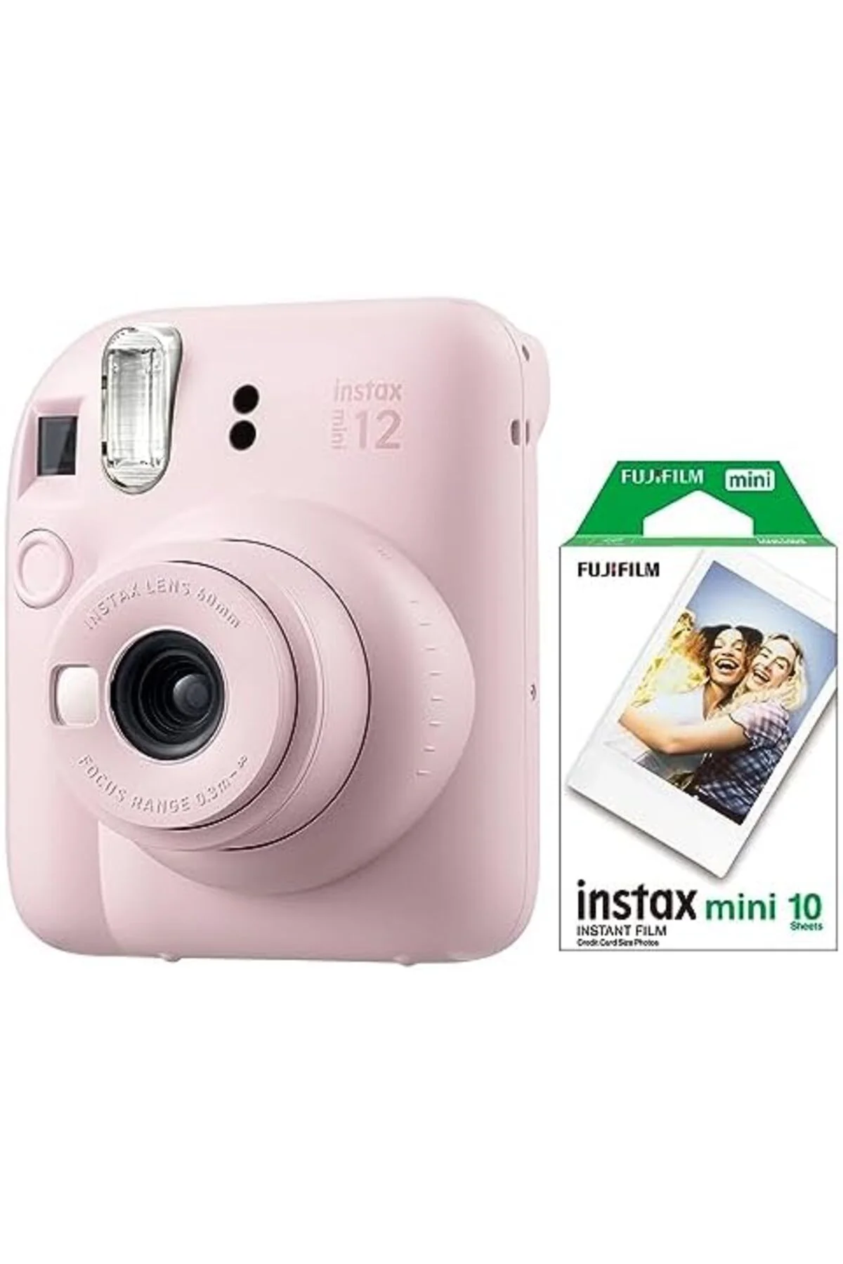TTKTEKNOLOJİ mini 12 Pembe Fotoğraf Makinesi ve 10'lu mini Film T