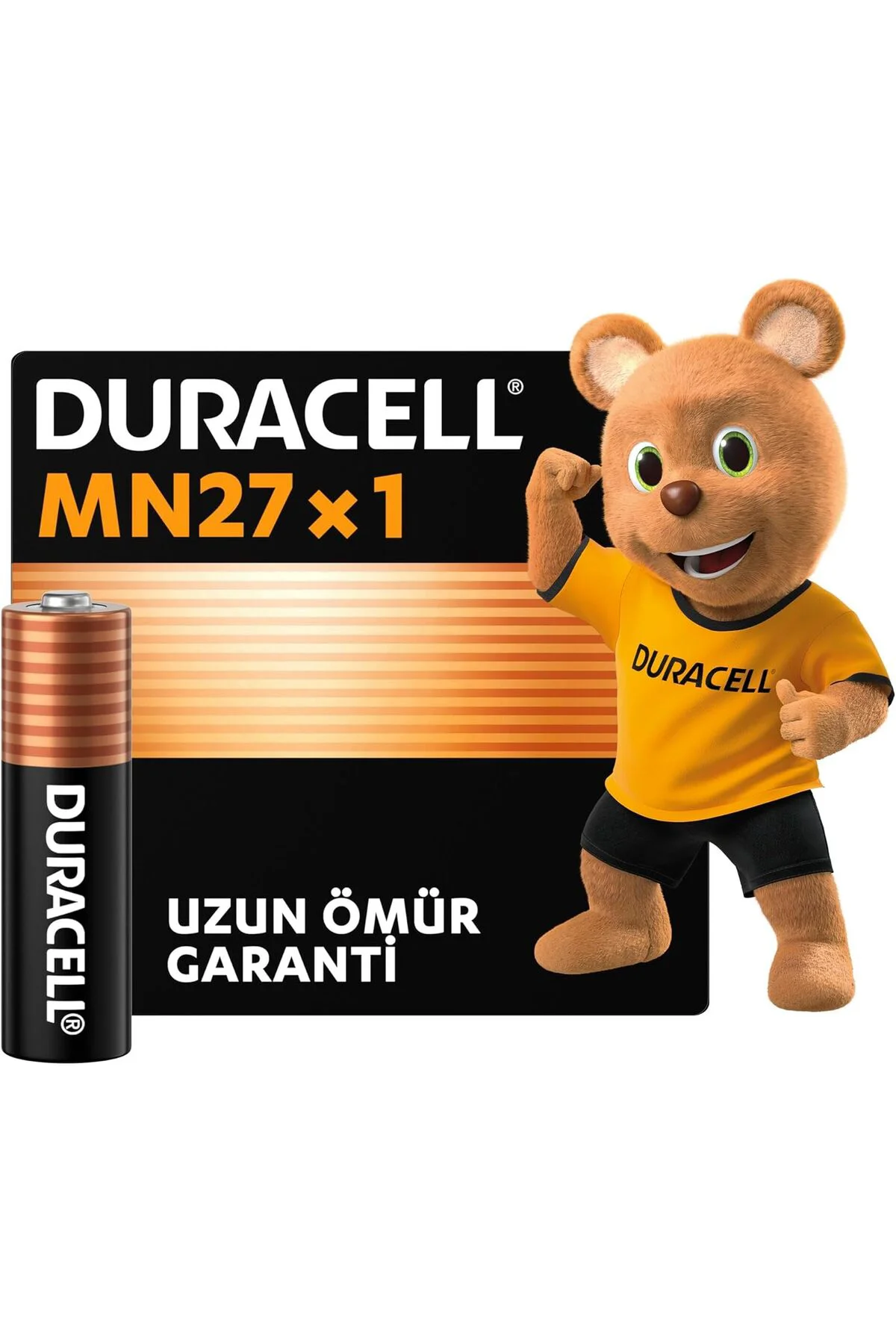 TTKTEKNOLOJİ MN27 Alkalin Özel Pil (Tekli) 12V (A27 L828), Uzun K