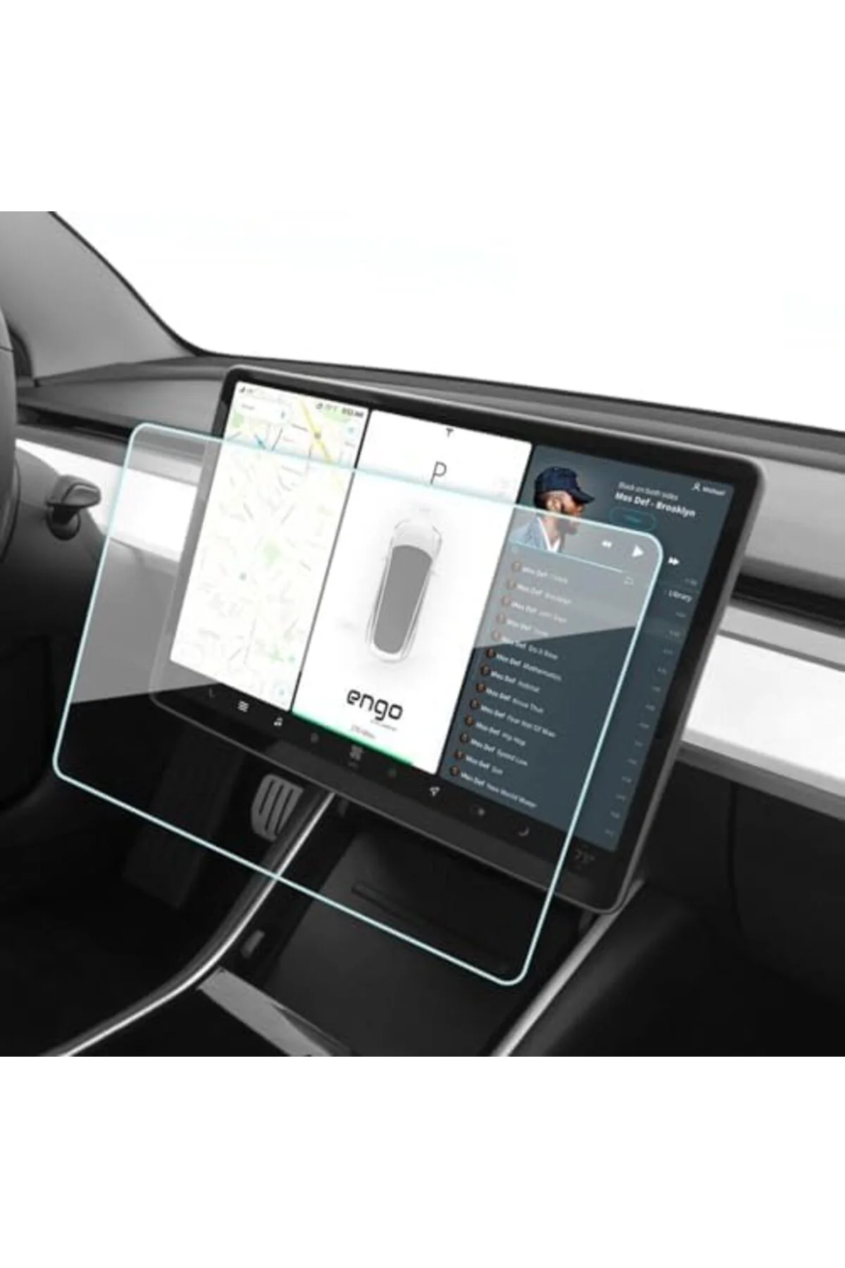 TTKTEKNOLOJİ Model Y 15 inç ile Uyumlu Ekran Koruyucu Şeffaf TTKT TTKTEKNOLOJİ Model Y 15 inç ile Uyumlu Ekran Koruyucu Şeffaf TTKT