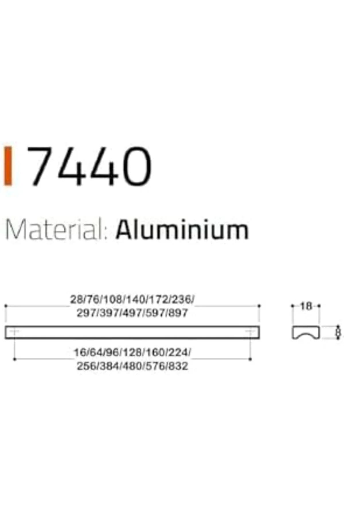 TTKTEKNOLOJİ MODERN KULP GOLD RENK 832 mm KRK 395519