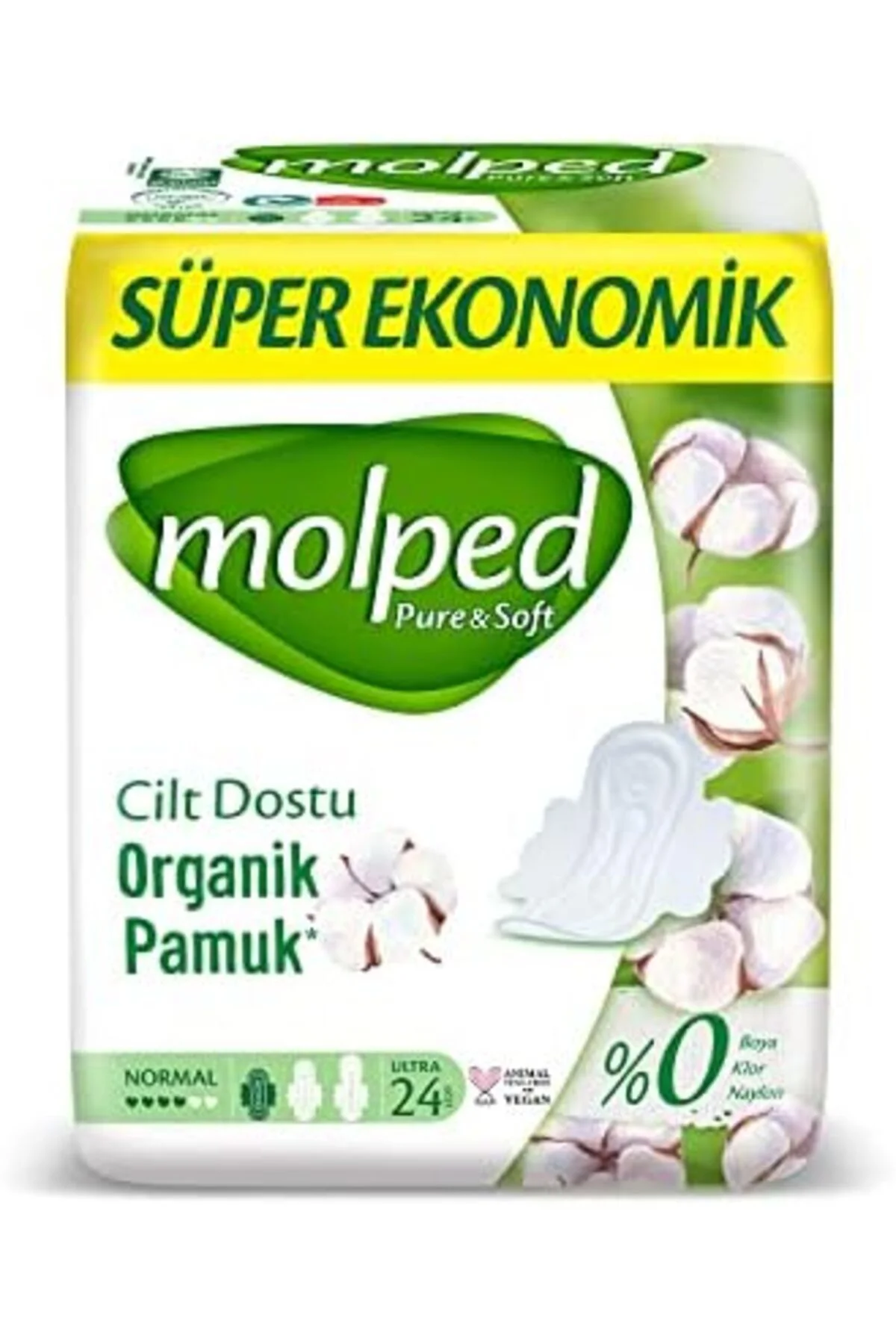 TTKTEKNOLOJİ Molped Süper Ekonomik Pure & Soft Pamuklu Hijyenik P