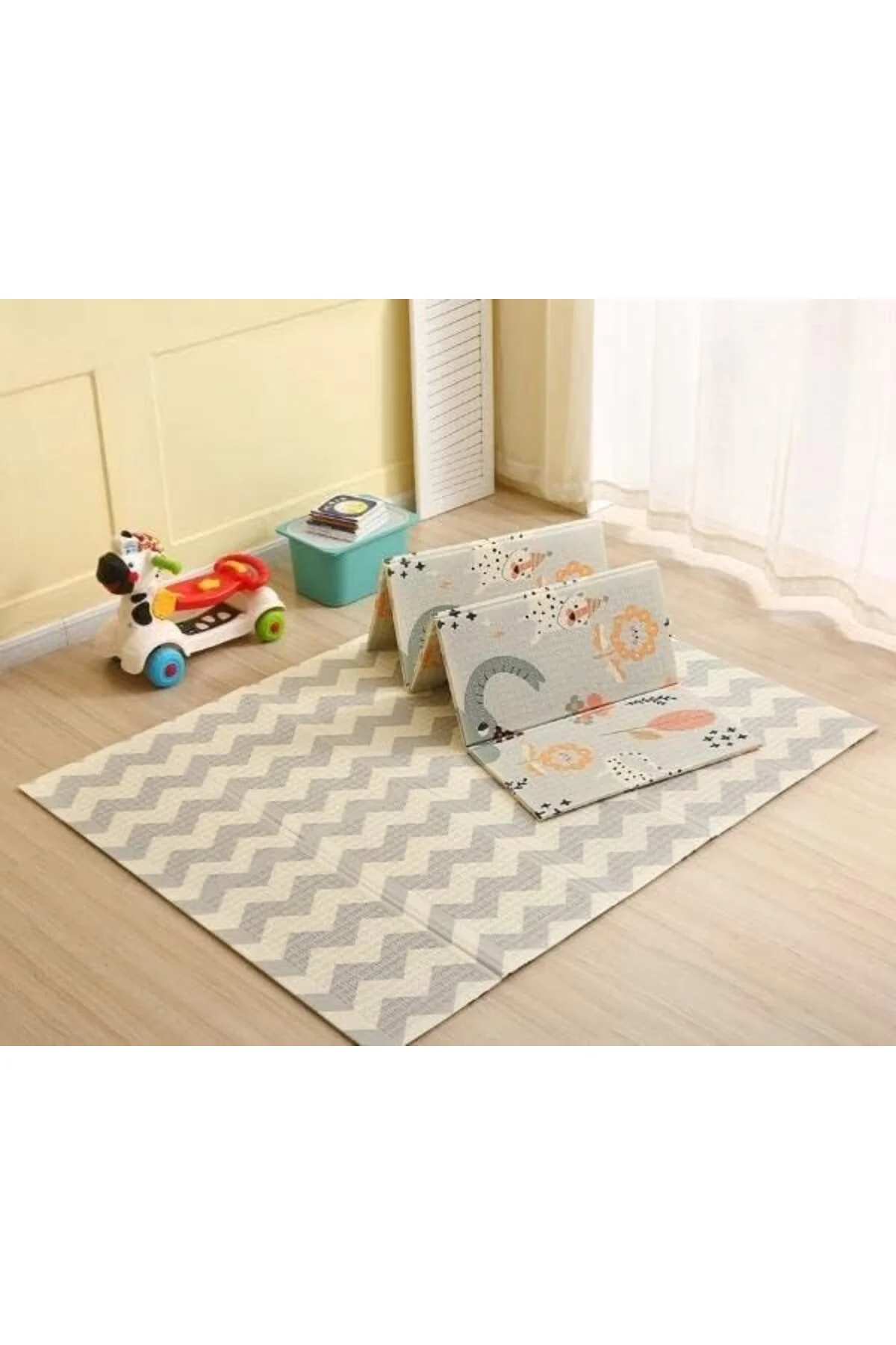 TTKTEKNOLOJİ MooieBaby's Circus Katlanabilir Oyun Matı Oyun Halıs TTKTEKNOLOJİ MooieBaby's Circus Katlanabilir Oyun Matı Oyun Halıs