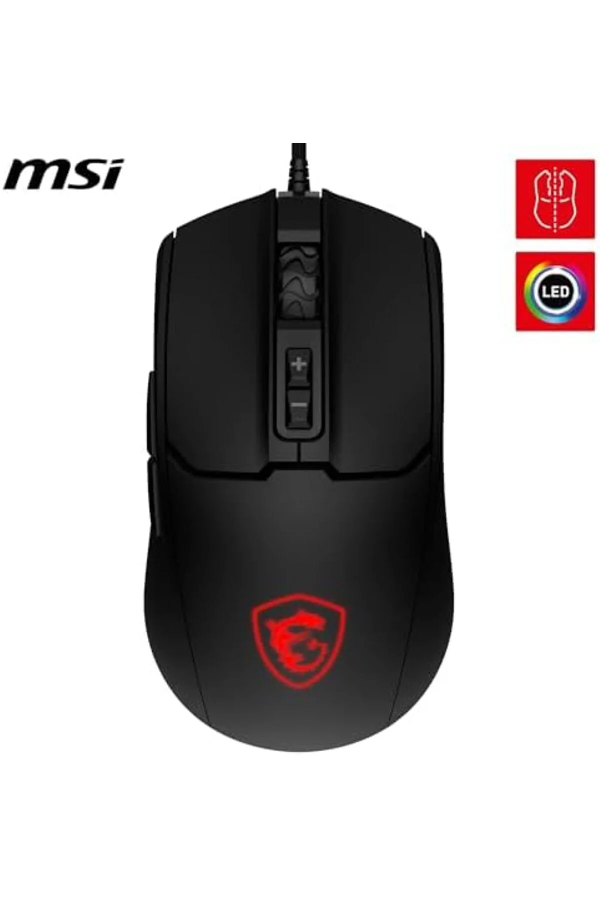 TTKTEKNOLOJİ MSI GG FORGE GM100 GAMING MOUSE MAX 6400 DPI 108GR 1