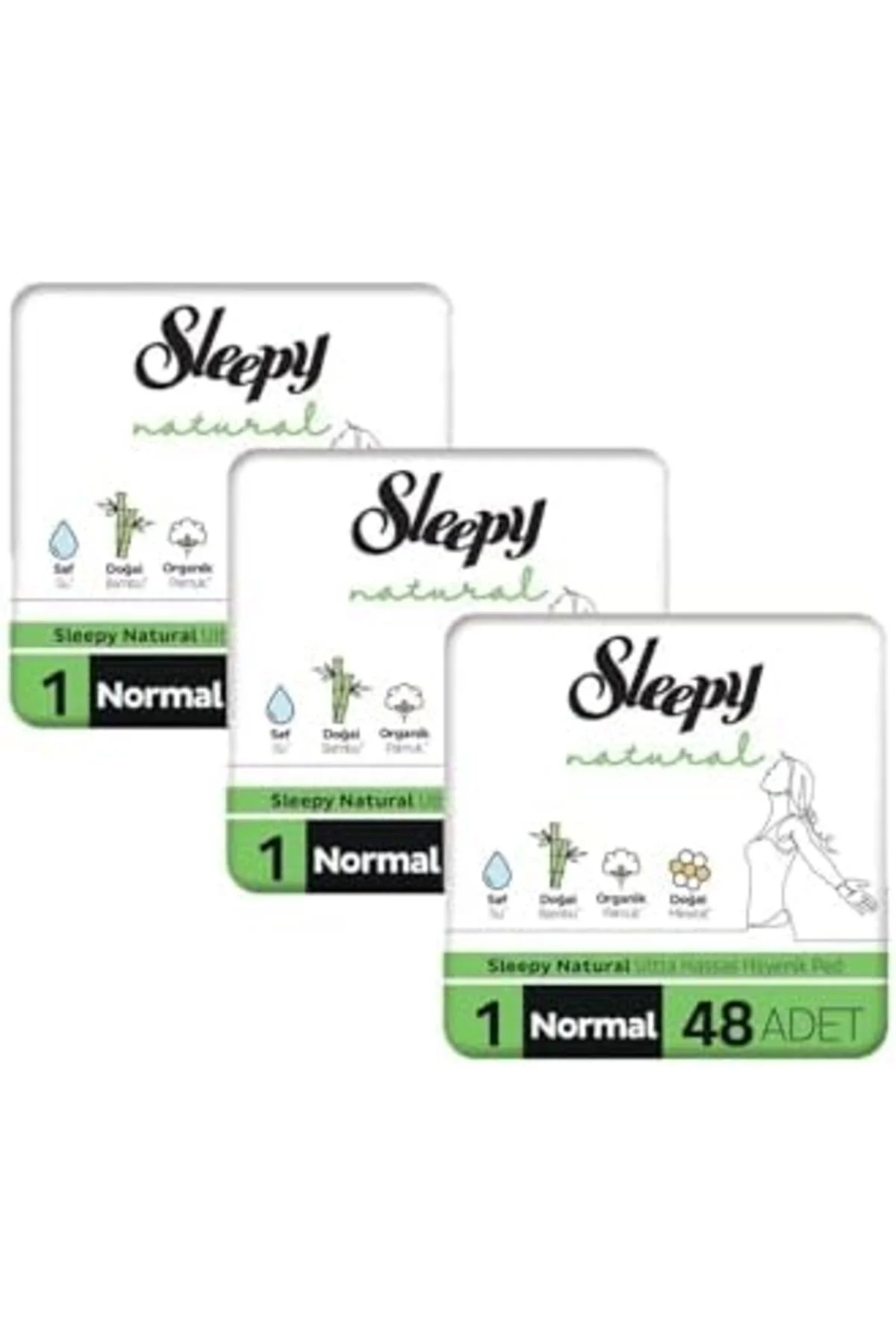 TTKTEKNOLOJİ Natural Ultra Hassas Hijyenik Ped Normal 144 Adet Pe