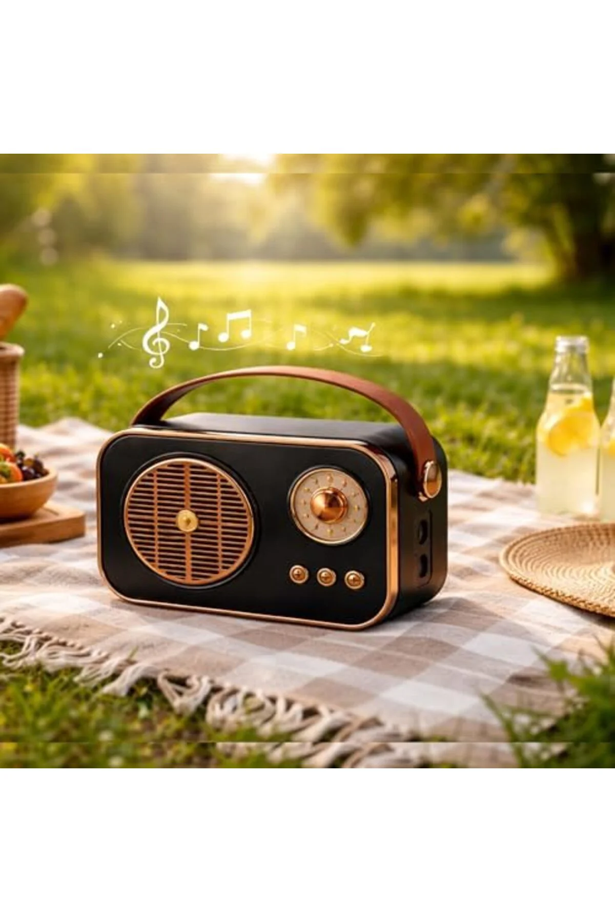 TTKTEKNOLOJİ Nostaljik Bluetooth Hoparlör Retro Tasarım | 5W Güçl