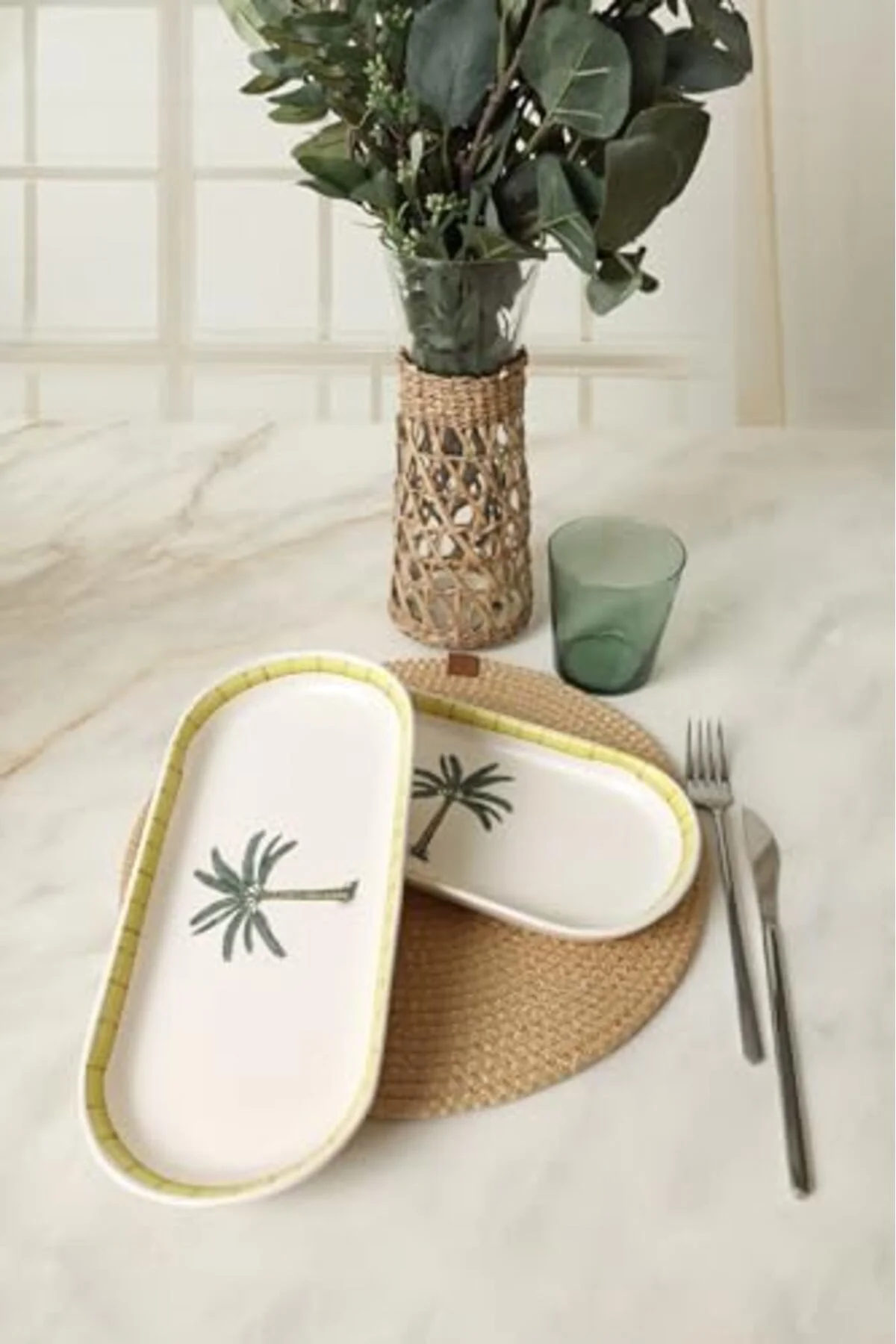 TTKTEKNOLOJİ Noyan Kayık Tabak 26 cm 2 Adet 22642 TTKTEKNOLOJİ 395519