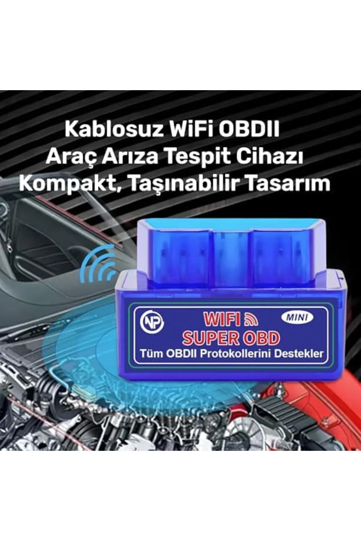 TTKTEKNOLOJİ NPO NPC12 Kablosuz Wi-Fi Mobil Uygulama Destekli Tür