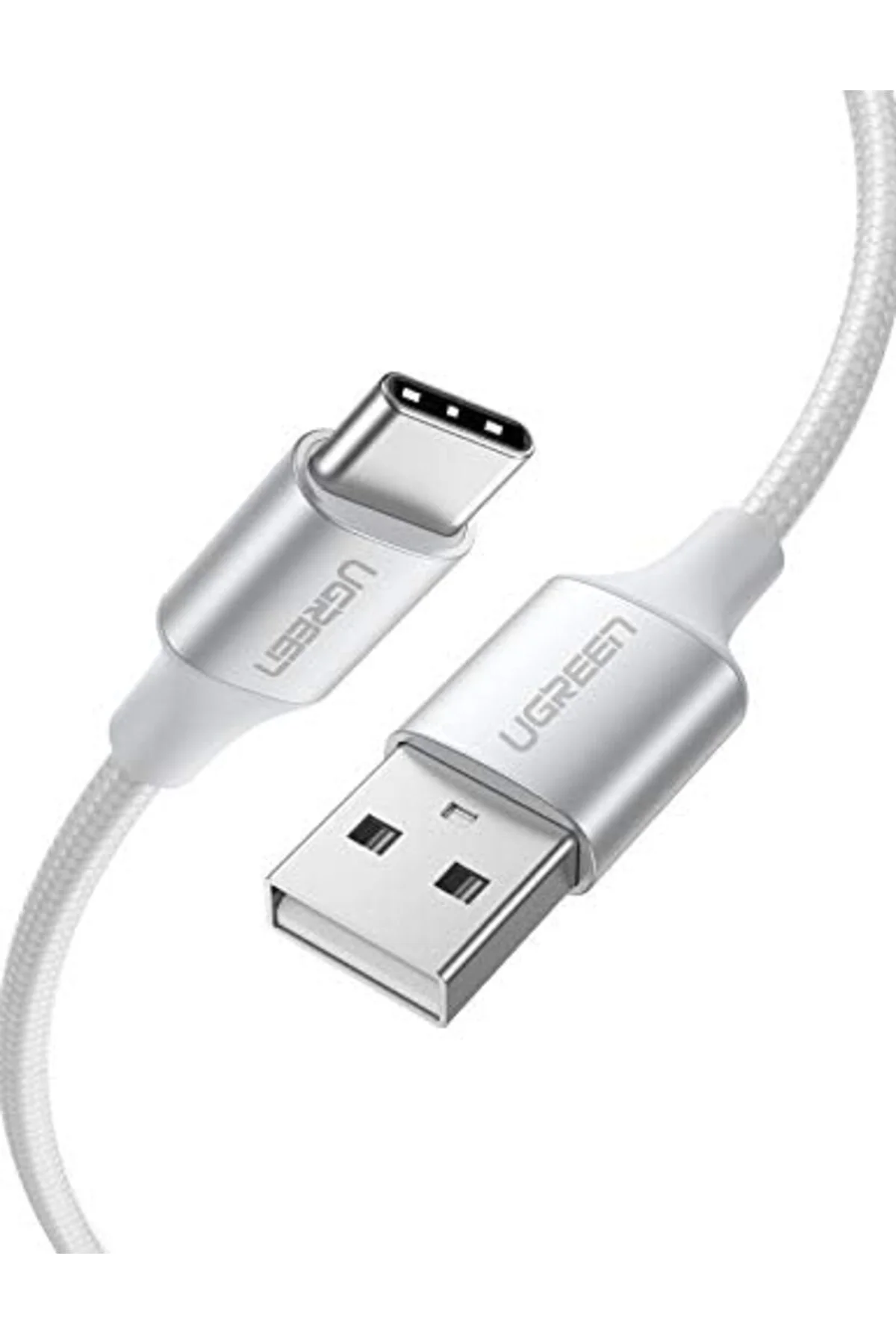 TTKTEKNOLOJİ Örgülü USB Type-C Şarj ve Data Kablosu, Beyaz, 2 Met TTKTEKNOLOJİ Örgülü USB Type-C Şarj ve Data Kablosu, Beyaz, 2 Met