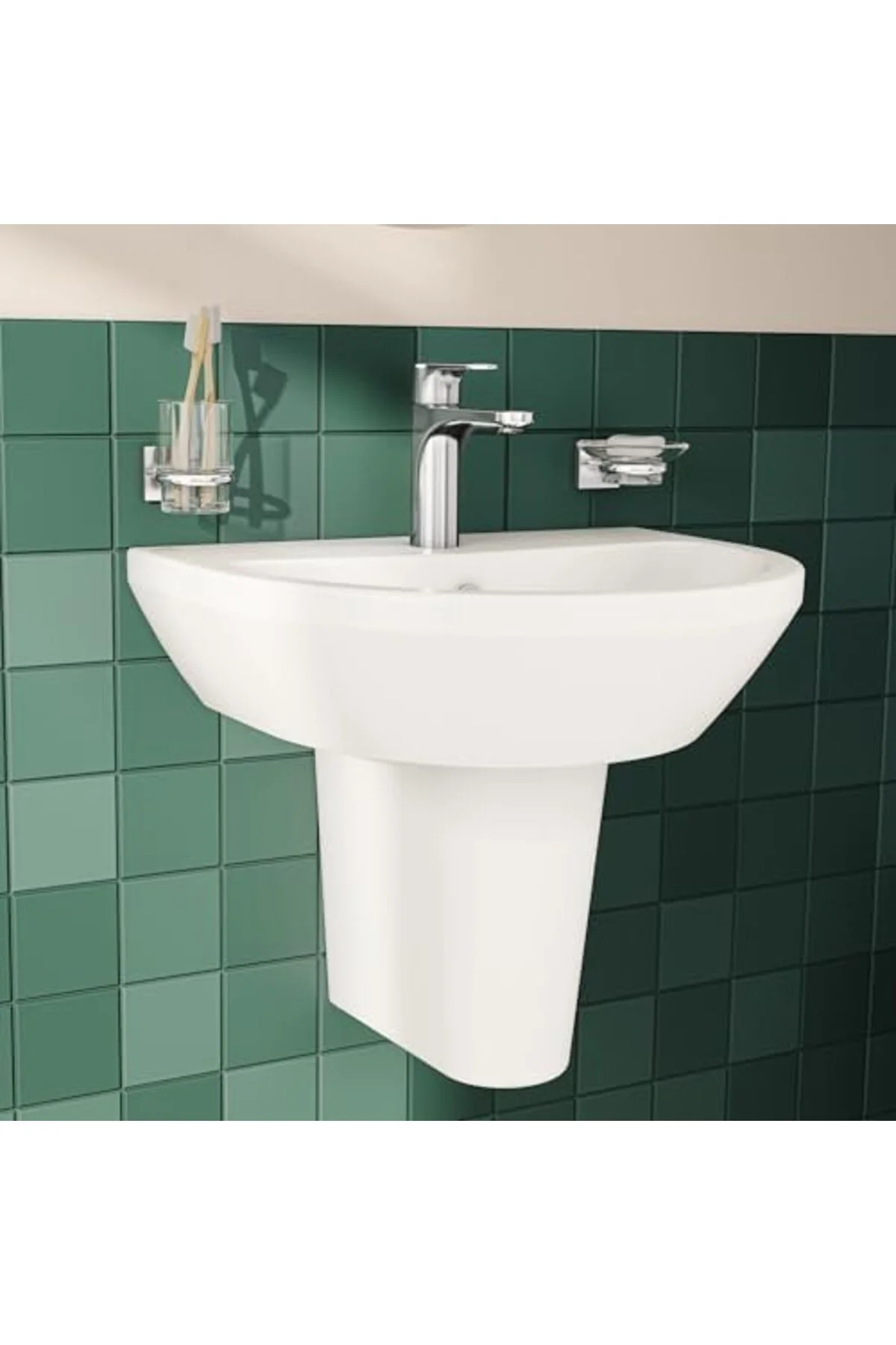TTKTEKNOLOJİ Ovalis A42798 Yüksek Lavabo Bataryası, Krom KRK 3955