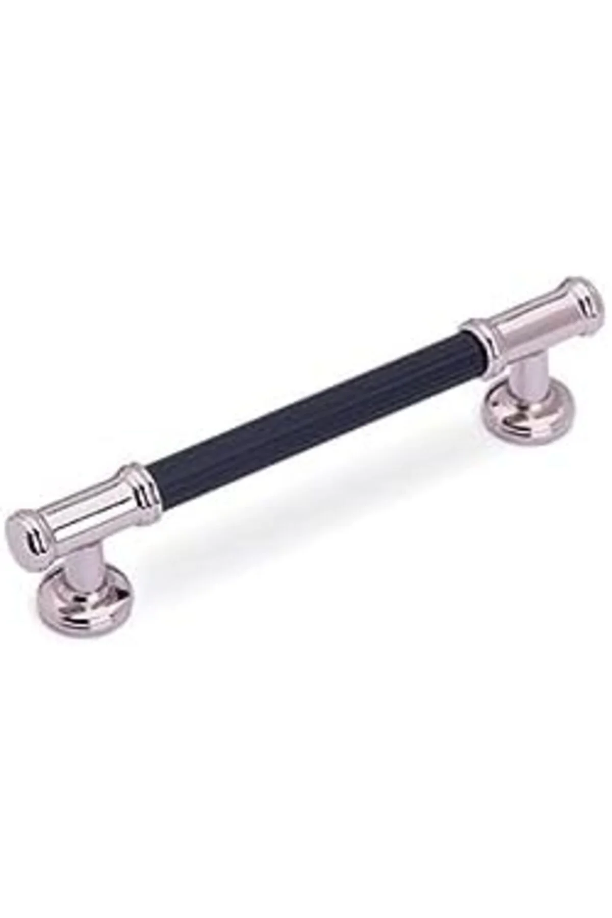 TTKTEKNOLOJİ parlak nikel-siyah renkli 128 mm Klasik Kulp KRK 395