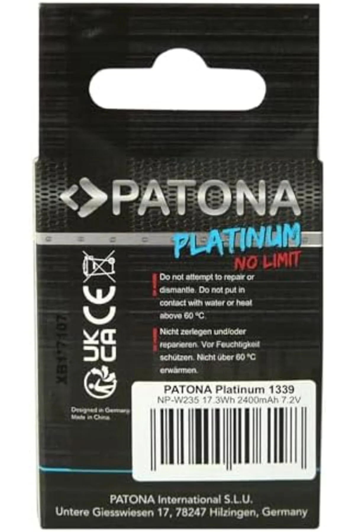 TTKTEKNOLOJİ PATONA NP-W235 2400mAh Batarya Platinum Serisi - GFX