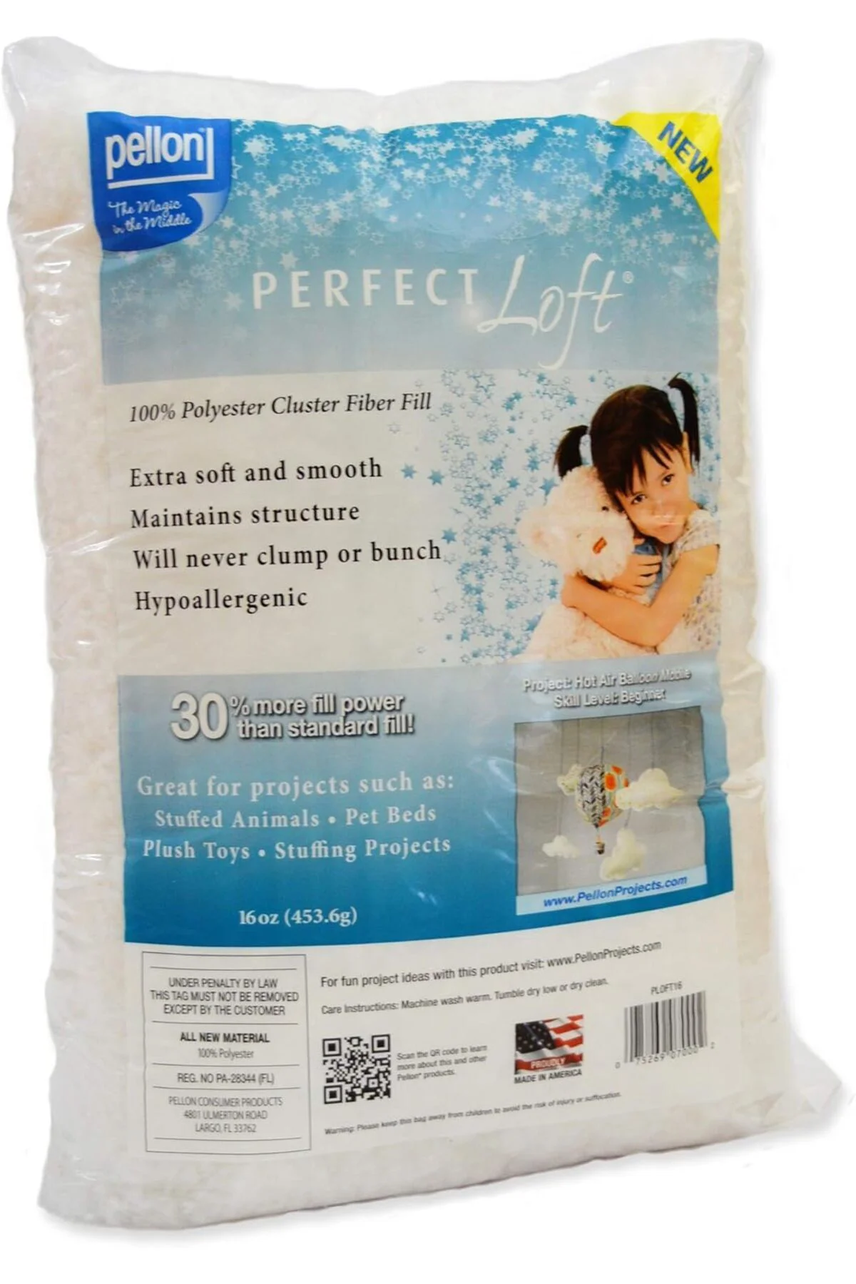 TTKTEKNOLOJİ Pellon PLOFT16 Perfect Loft Küme Doldurma Lifleri, B