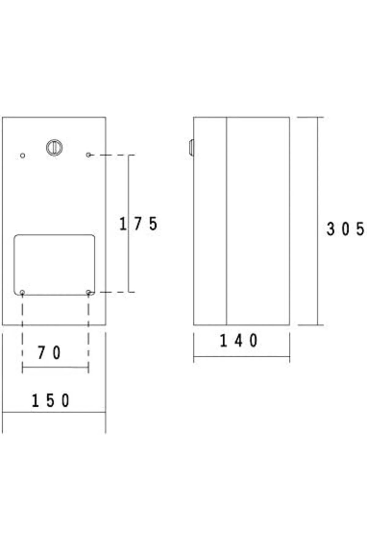 TTKTEKNOLOJİ Penta Yedek Kağıtlıklı Dispenser KRK 395519