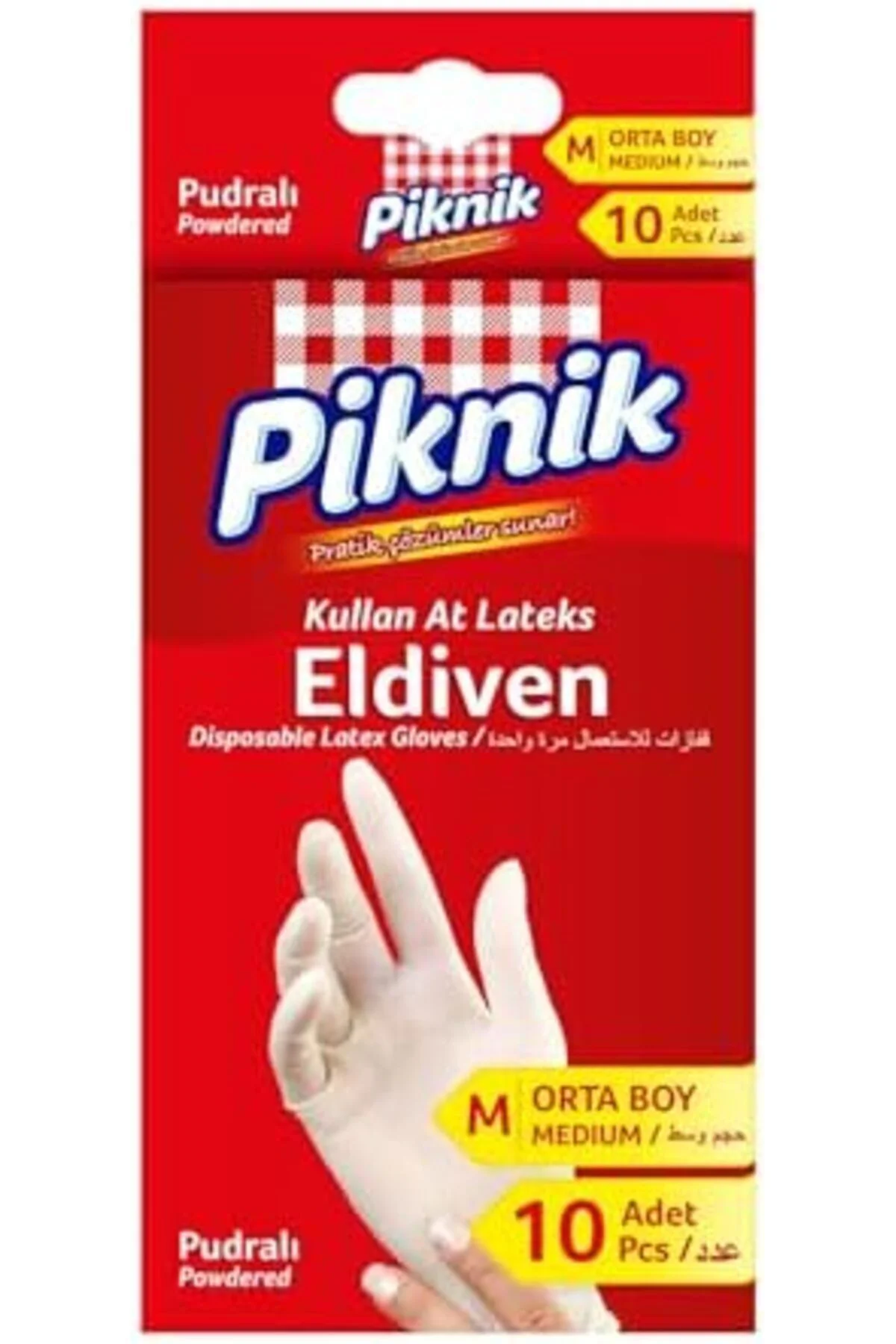 TTKTEKNOLOJİ Piknik Eldiven Lateks KRK 395519