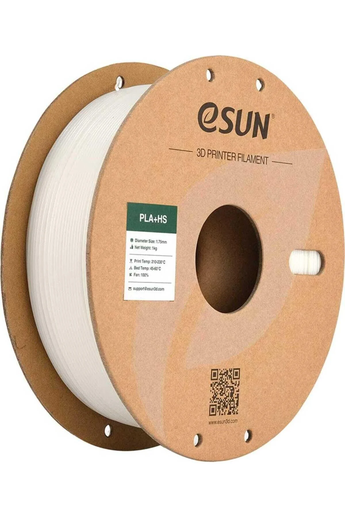 TTKTEKNOLOJİ PLA+HS Beyaz Filament 1,75mm 1kg - bisiparisver, ESU