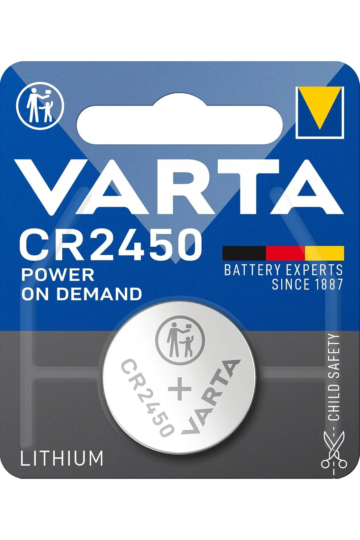 TTKTEKNOLOJİ POWER ON DEMAND CR2450 Bli 1x10 TTKTEKNOLOJİ 395519