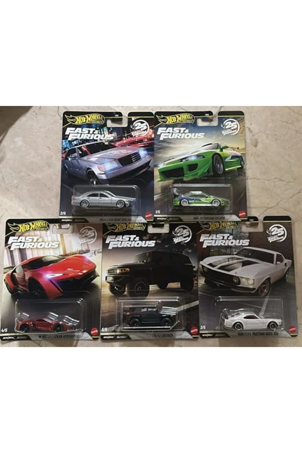 TTKTEKNOLOJİ Premium 2026 And Furious 25. Yıl 5'li Set HNW46 979N