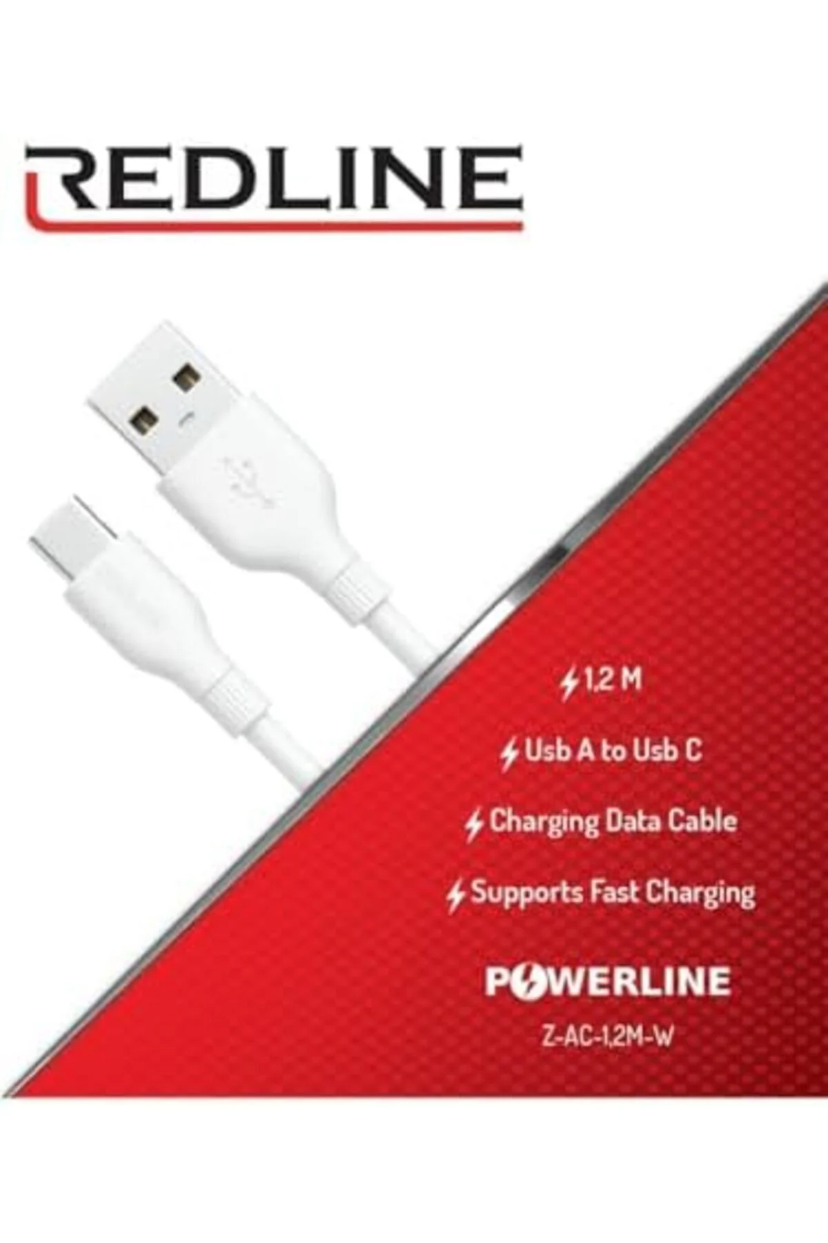 TTKTEKNOLOJİ Redline USB A/Type-C 66W Hizli Sarj ve Data Kablosu,