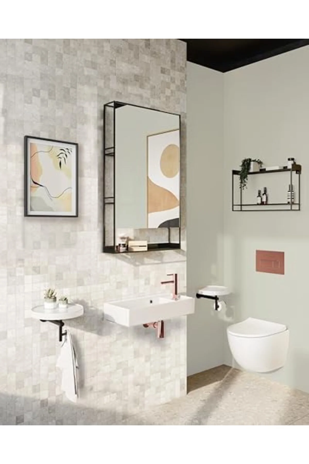 TTKTEKNOLOJİ Root Square 740-2340 Kumanda Paneli, Soft Bakır KRK 