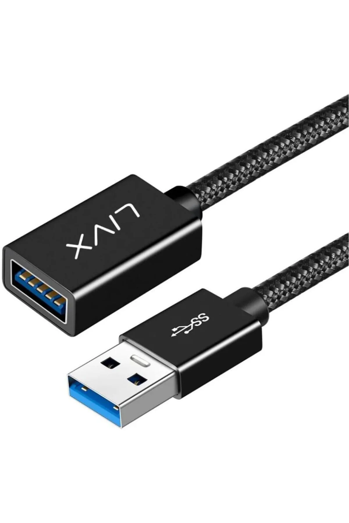 TTKTEKNOLOJİ Rope 5Gbps Hızlı Veri Aktarımı USB 3.0 Erkek Dişi Uz