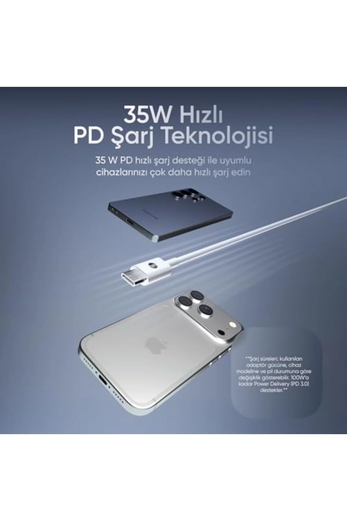 TTKTEKNOLOJİ S-Link SL-C124 Type C to Type C Super Charge 1m 100W