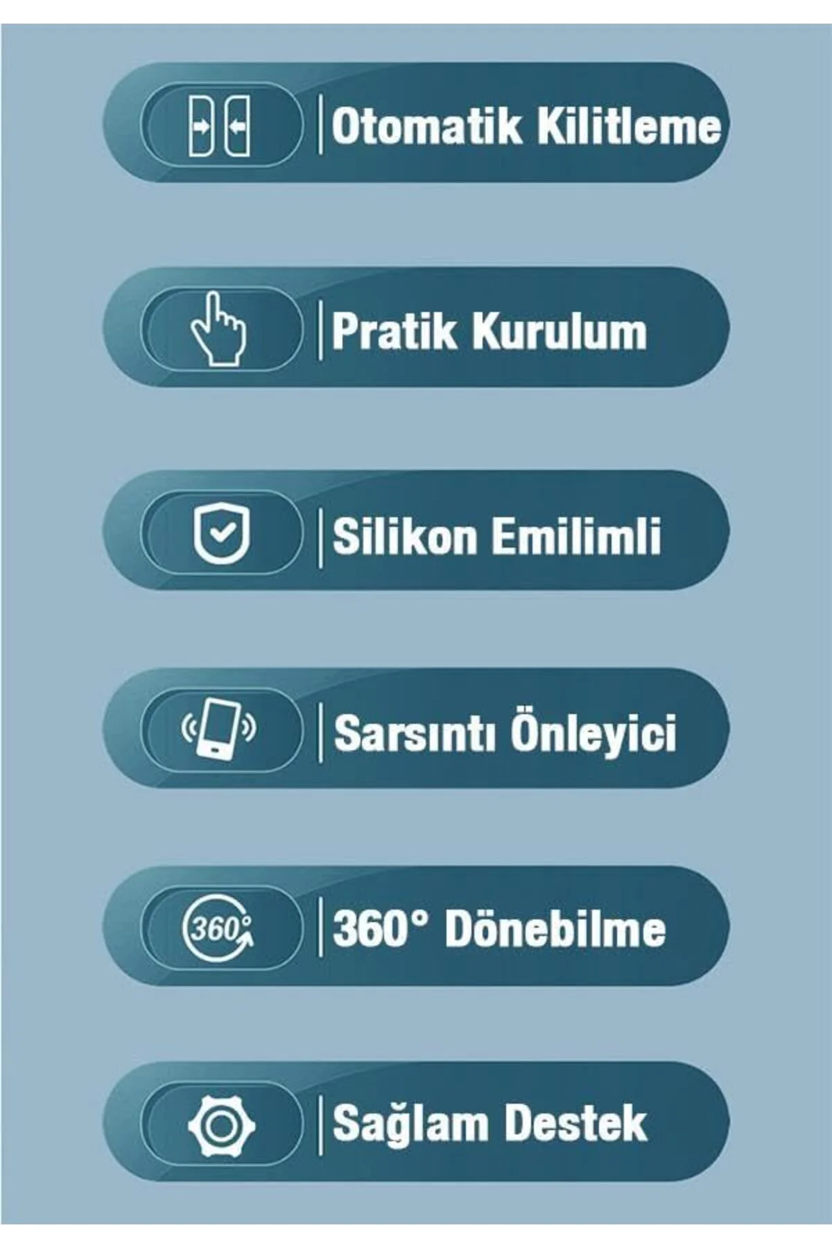 TTKTEKNOLOJİ Sarsıntı Önleyici Otomatik Kilitli Gidon Motosiklet 