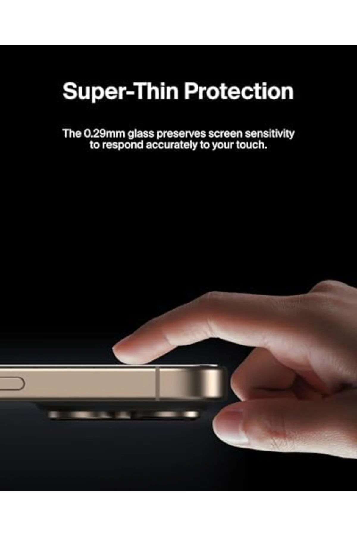 TTKTEKNOLOJİ ScreenForce InvisiGlass Gizlilik Ekran Koruyucu, iPh TTKTEKNOLOJİ ScreenForce InvisiGlass Gizlilik Ekran Koruyucu, iPh
